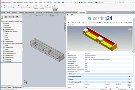 cnc teile berechnen|costing24: Modelle einfach kalkulieren.